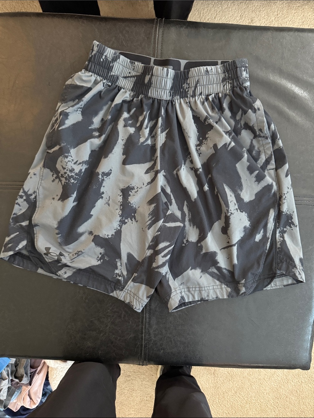 Under Armour Men's Athletic Shorts - Black & Gray Camo